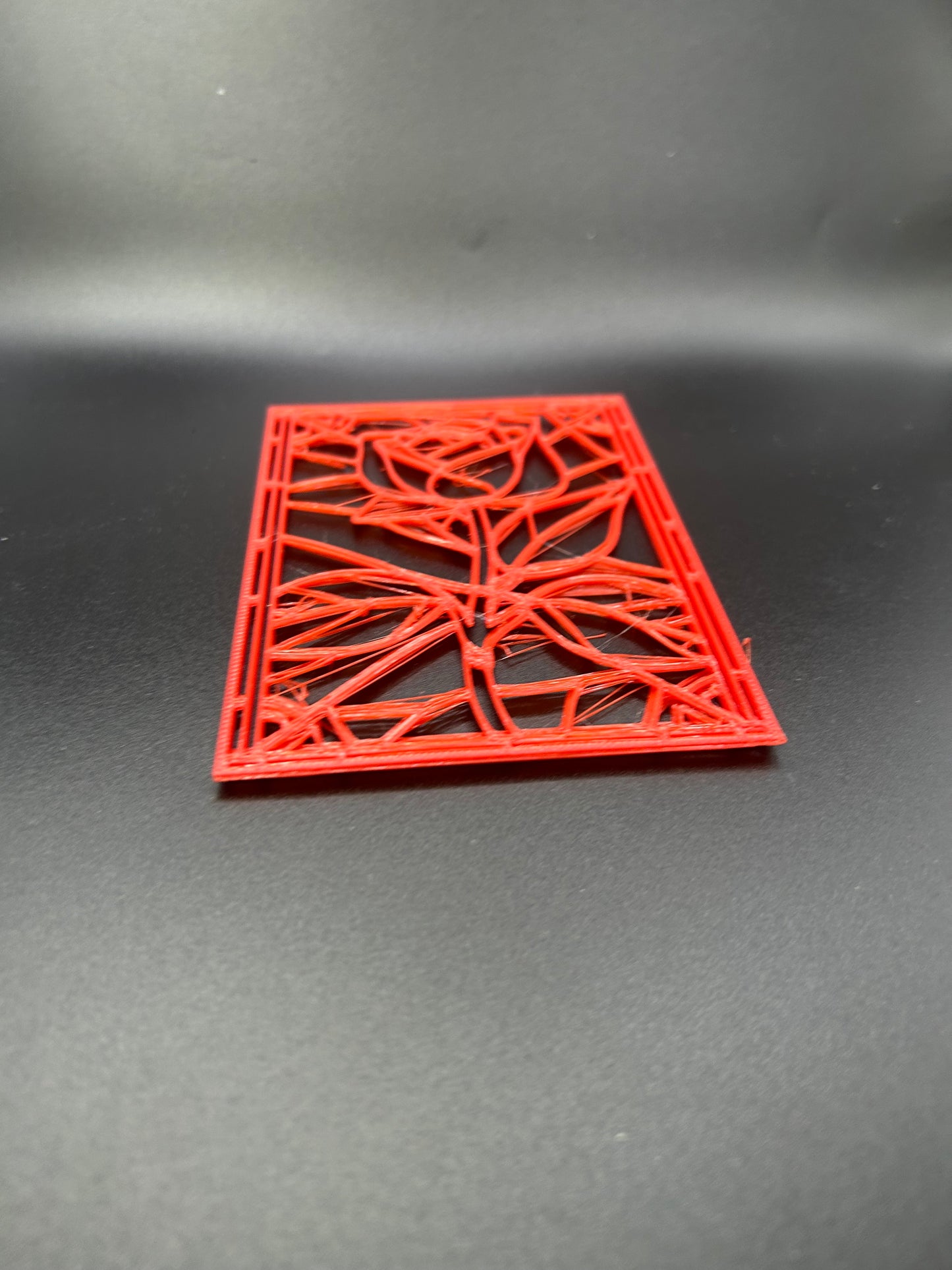 3D Printed Rose Picture Art (Red) *VALENTINES SPECIAL*