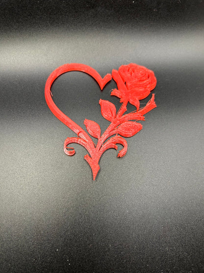 3D Printed Love Rose (Red) *VALENTINES SPECIAL*