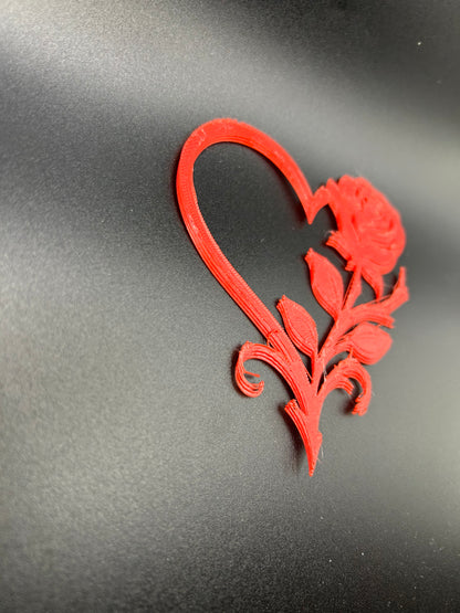 3D Printed Love Rose (Red) *VALENTINES SPECIAL*