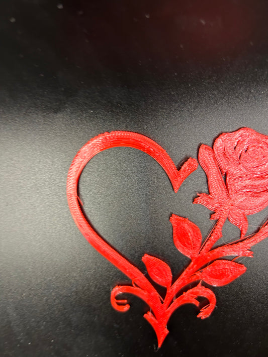 3D Printed Love Rose (Red) *VALENTINES SPECIAL*