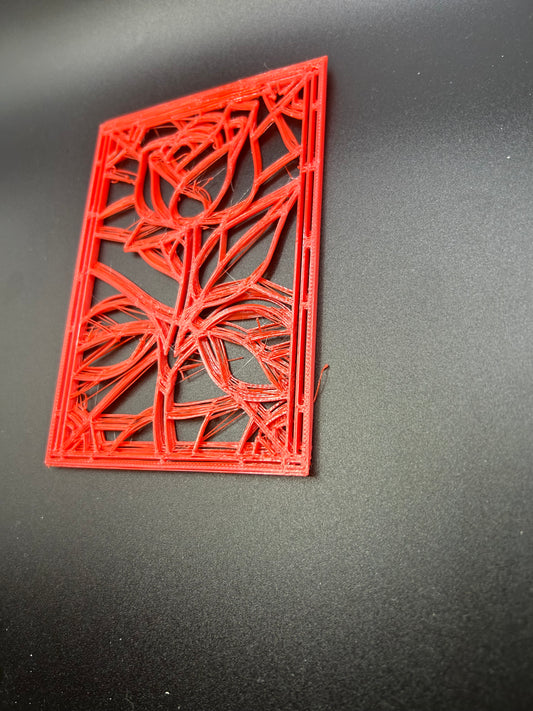 3D Printed Rose Picture Art (Red) *VALENTINES SPECIAL*
