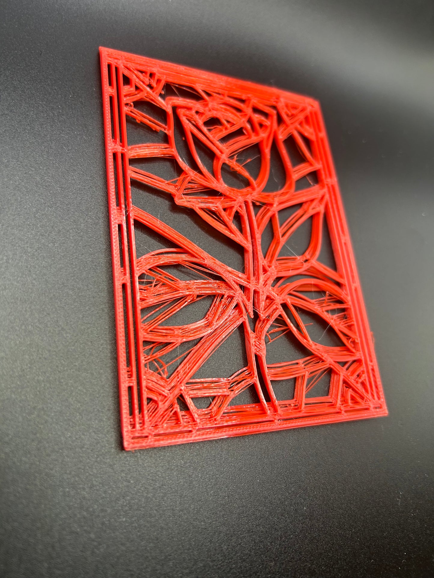 3D Printed Rose Picture Art (Red) *VALENTINES SPECIAL*